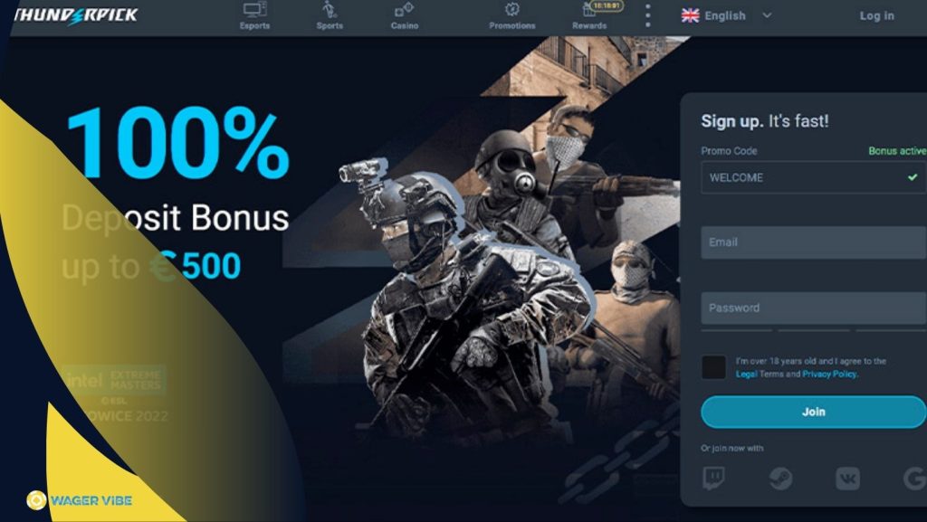 Thunderpick Welcome bonus