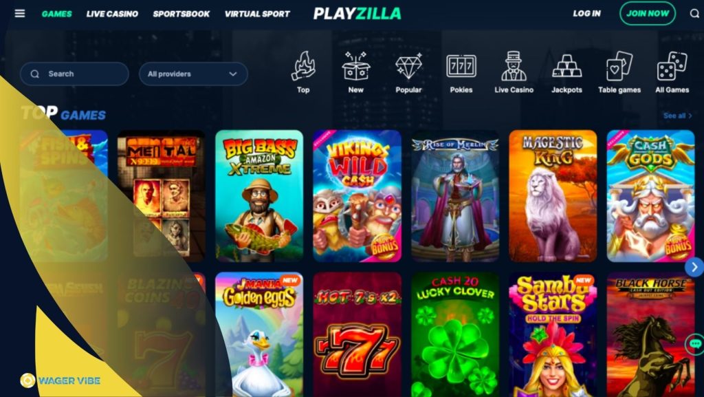 PlayZilla Casino Pokies